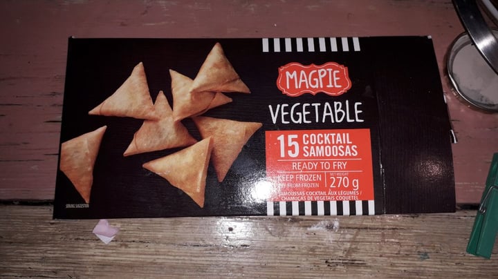 photo of Magpie Vegetable Cocktail Samoosas shared by @paulg on  18 Dec 2019 - review