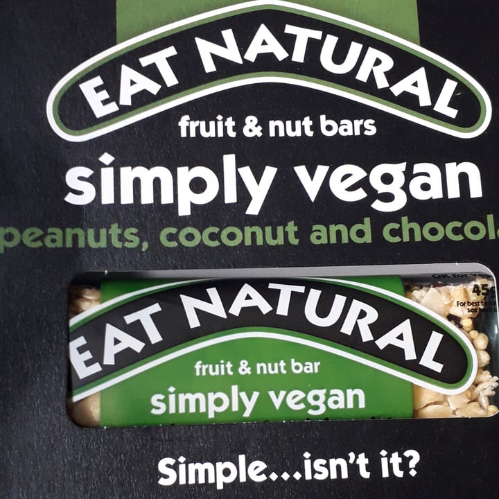 photo of Eat natural Simply Vegan Fruit and Nut Bar shared by @lucybeb123 on  07 Oct 2020 - review