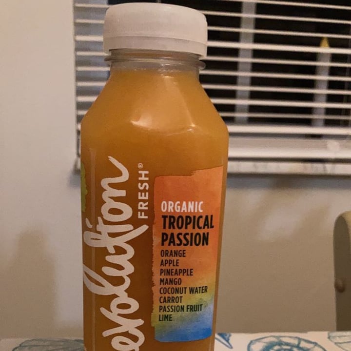 photo of Evolution Fresh Organic tropical passion shared by @disney12 on  19 Aug 2021 - review