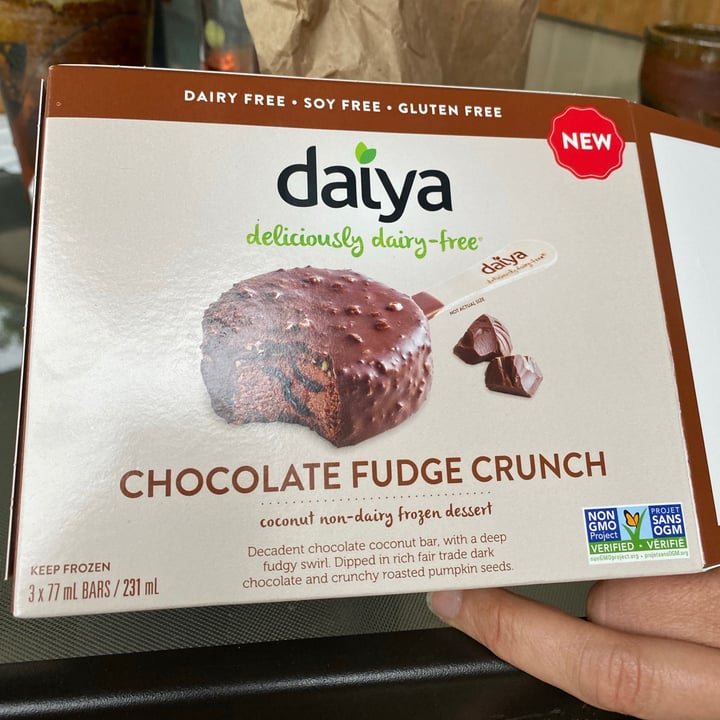 photo of Daiya Chocolate fudge crunch shared by @lisaj on  12 Jun 2021 - review