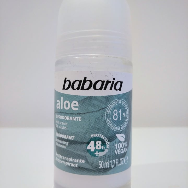 photo of Babaria Aloe desodorante shared by @troosti on  18 Dec 2022 - review