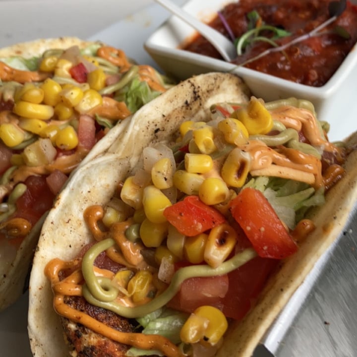 review photo of Green Culture Shrimp Tacos shared by @samvegano on 04 Jul 2021 - review