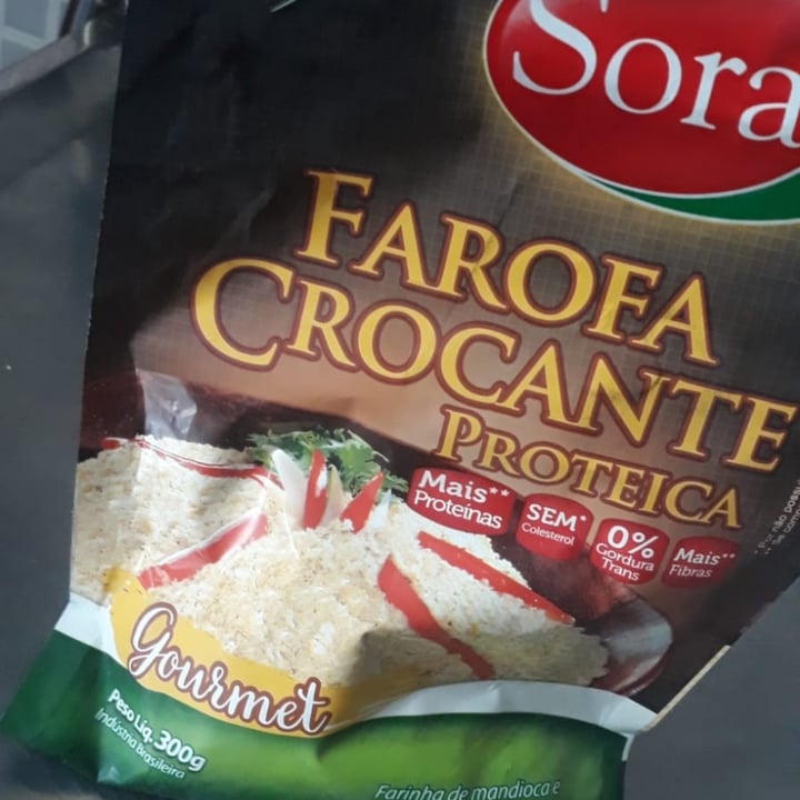 photo of Sora Farofa Crocante Proteica shared by @giovannabrichi on  30 Jan 2022 - review