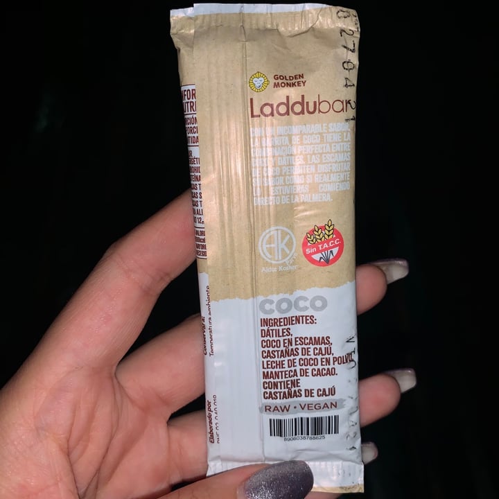 review photo of Laddubar Barra de Dátiles Coco y Castañas de Caju shared by @ariagosti on 30 May 2021 - review