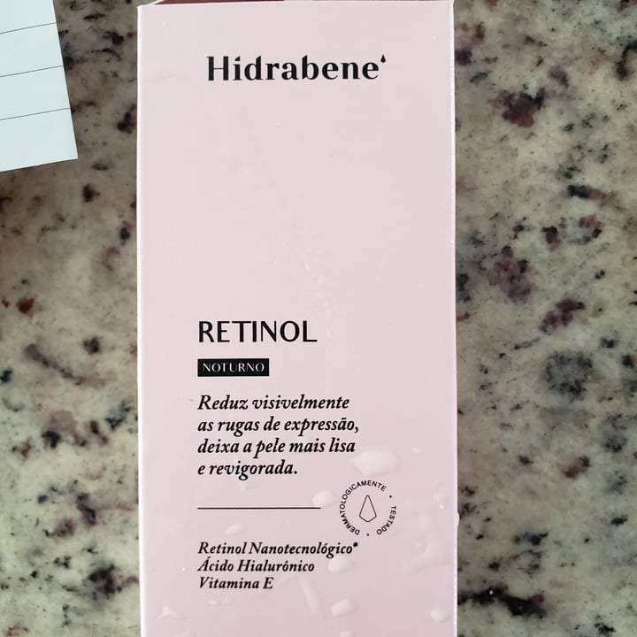 photo of Hidrabene Creme Facial Noturno Anti-idade Retinol shared by @thaisspin on  31 Oct 2021 - review