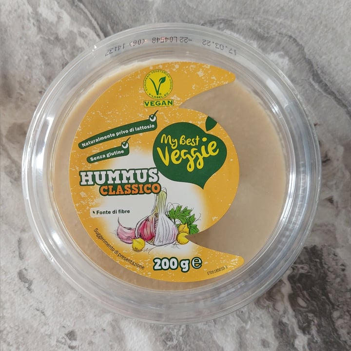 photo of My Best Veggie Hummus classico shared by @violab on  13 Mar 2022 - review