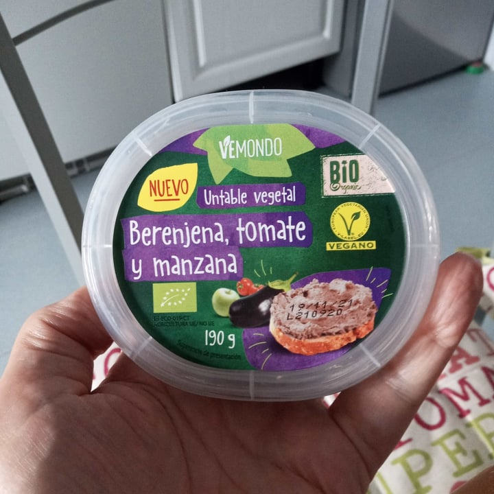 review photo of Vemondo Untable vegetal berenjena, tomate y manzana shared by @davidperezmartorell on 05 Oct 2021 - review