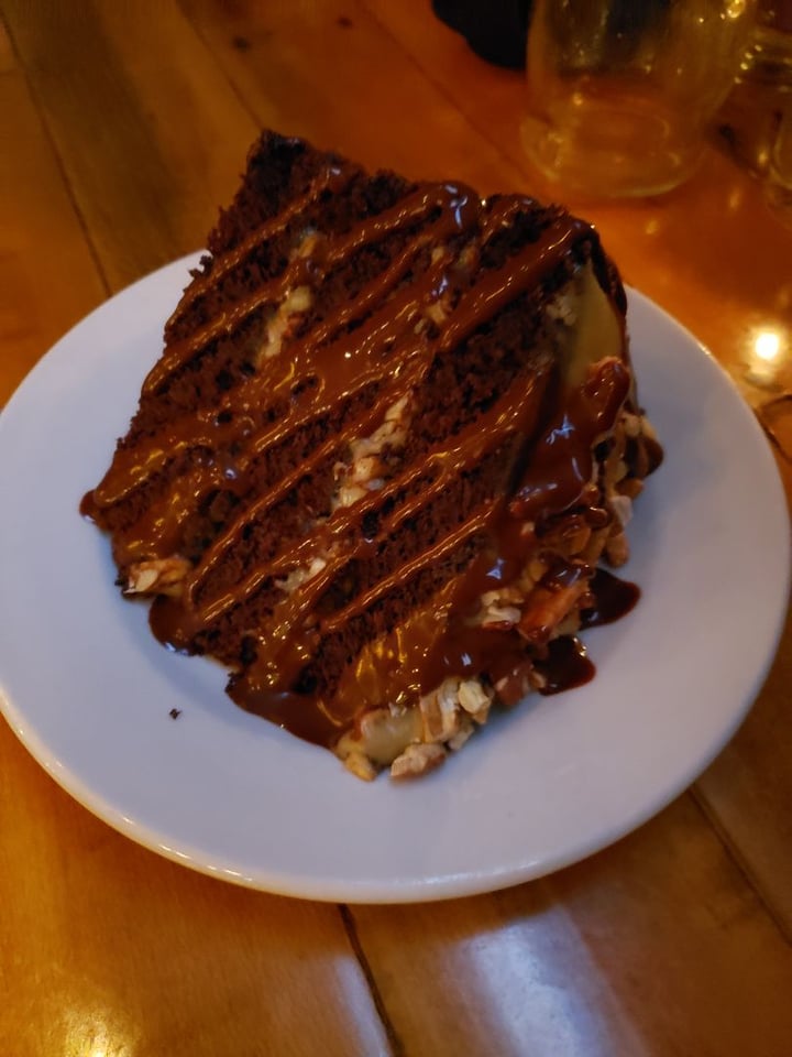 photo of French Meadow Bakery & Cafe Vegan Turtle Cake shared by @jenicalyonclapsaddle on  03 Feb 2020 - review