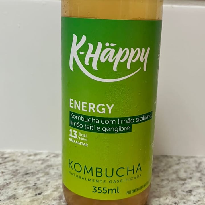 photo of k-happy Kombucha limão siciliano e gengibre shared by @sato on  03 May 2022 - review