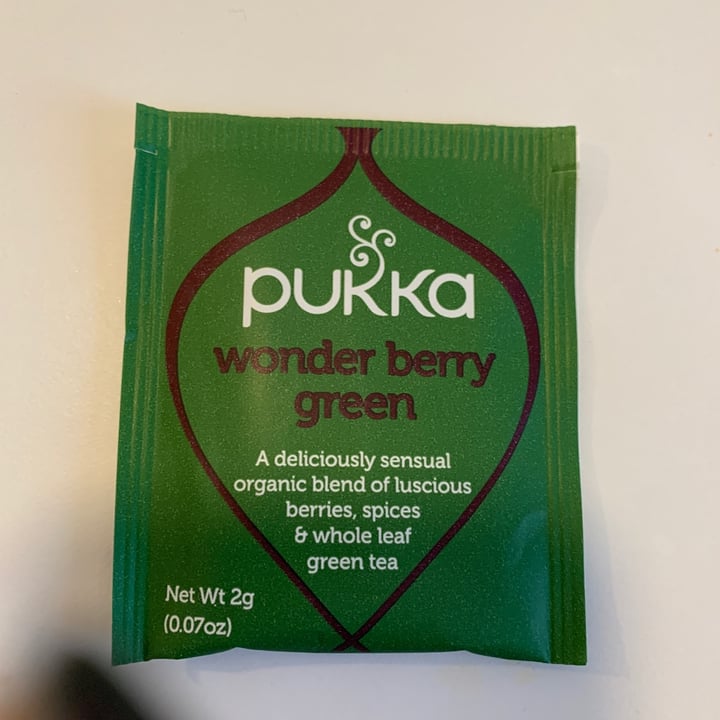 photo of Pukka Wonder berry green tea shared by @claudiavigorelli on  13 Mar 2022 - review