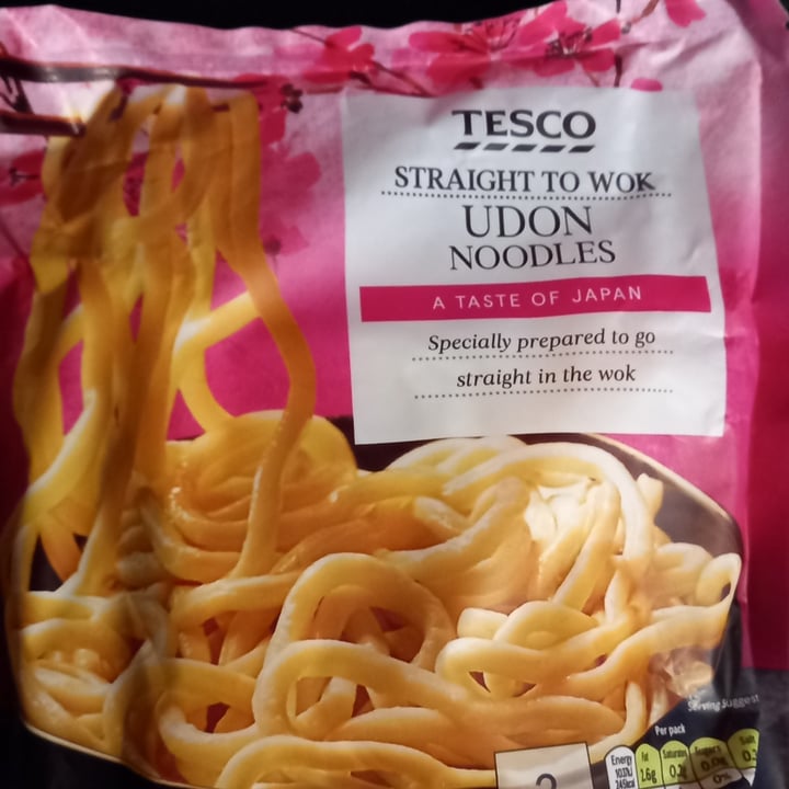 photo of Tesco Straight wok udon noodles shared by @katschi on  01 Jan 2022 - review