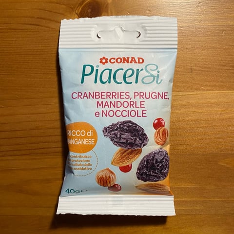 Piacersi | Conad Mix Cranberries, Prugne, Mandorle E Nocciole Reviews |  abillion