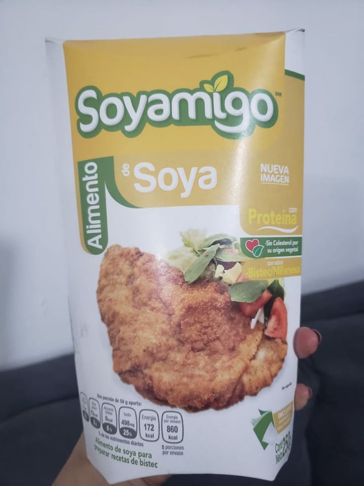photo of Soyamigo Alimento a Base de Soya sabor Bistec/Milanesa shared by @danielep on  12 Dec 2019 - review