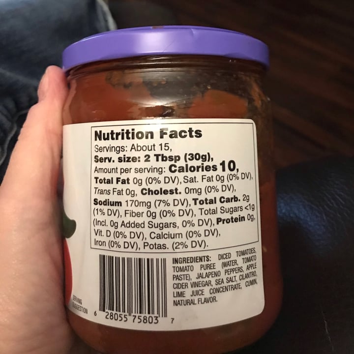 photo of Fody Foods Salsa shared by @redpath on  14 Mar 2021 - review