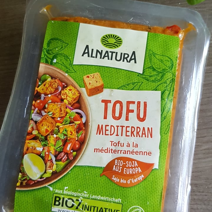 photo of Alnatura Tofu mediterran shared by @katharinalarissa on  08 Jun 2020 - review