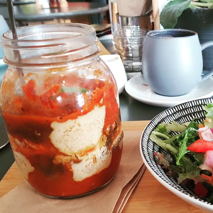 photo of Olivia's Pantry Slow cooked eggplant parma with salad shared by @vegan-vixen on  12 May 2020 - review