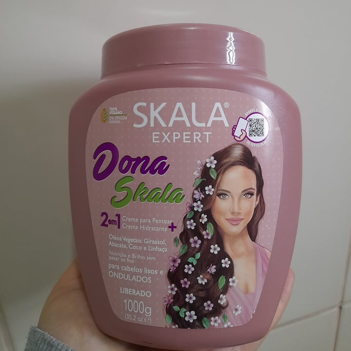 review photo of Skala Dona Skala 2 em 1 creme para pentear e hidratante shared by @tiagabi on 15 Oct 2022 - review