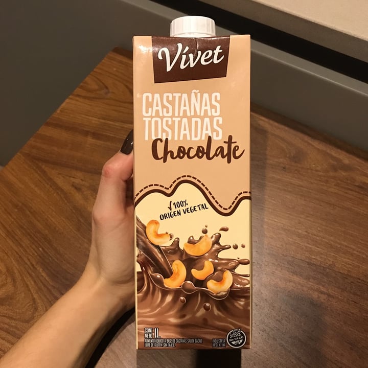 photo of Vívet Leche de Castañas Tostadas sabor Chocolate shared by @chloe-puravida on  11 Jun 2021 - review