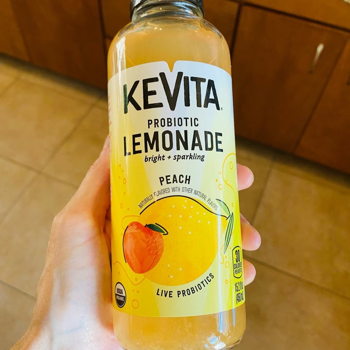 photo of KeVita Peach Probiotic Lemonade shared by @beckyyy on  01 Sep 2022 - review