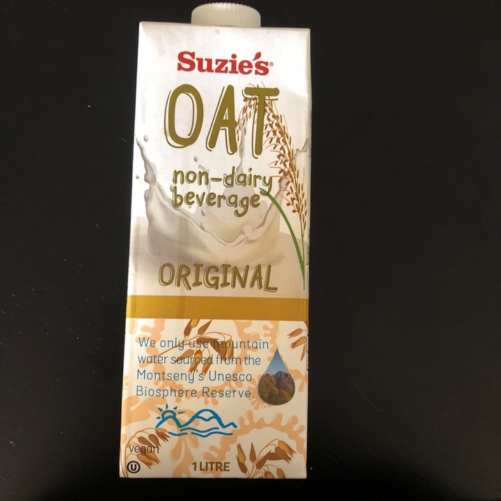 photo of Suzie’s Oat non-dairy beverage shared by @vegagill on  22 Jun 2021 - review