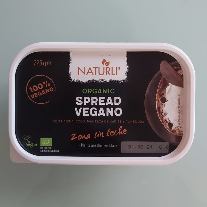 review photo of Naturli' Naturli’ organic vegan spreadable shared by @celiams on 20 Jun 2021 - review
