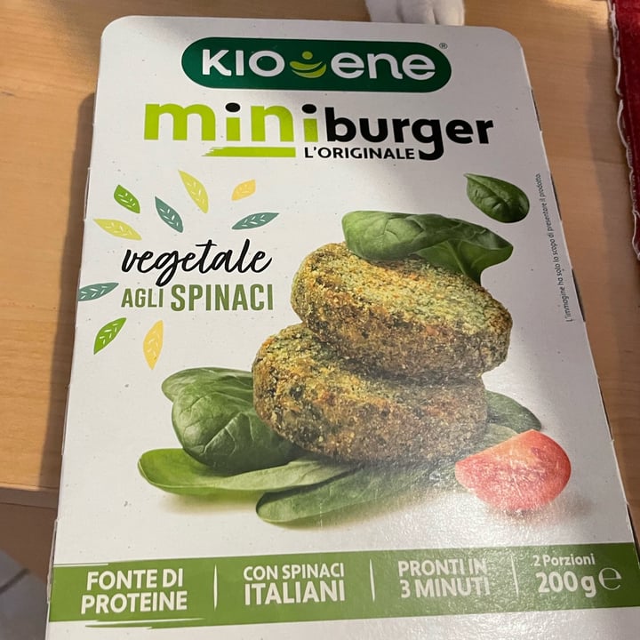 review photo of Kioene Mini Burger Vegetale Agli Spinaci shared by @saralex on 05 May 2022 - review