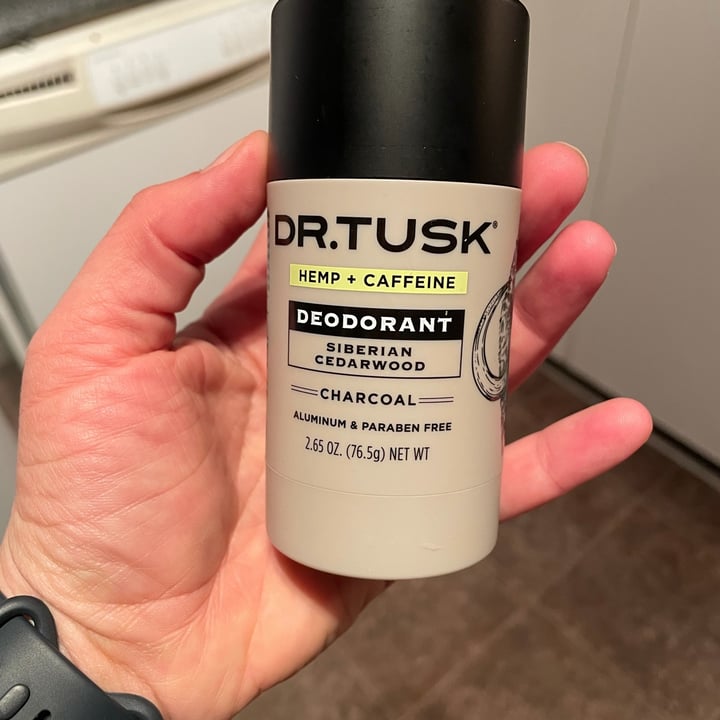 review photo of Dr.Tusk Deodorant shared by @happyczechpea on 20 Nov 2021 - review