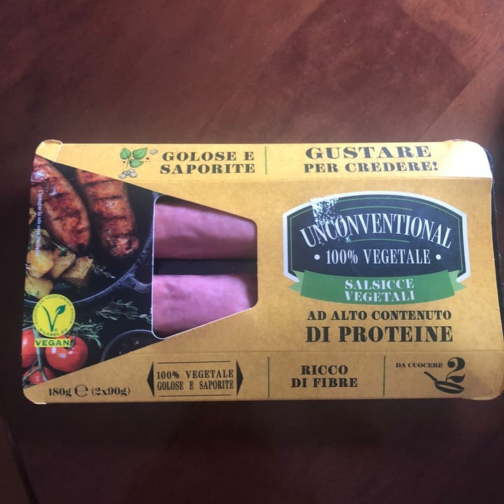 review photo of Unconventional Salsicce Vegetali - Sausages shared by @vanessapomarico on 20 Nov 2022 - review