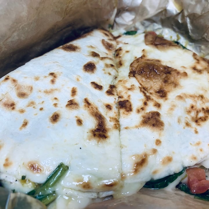 photo of Laughing Planet Cafe Spinach Quesadilla shared by @allhess on  13 Apr 2021 - review