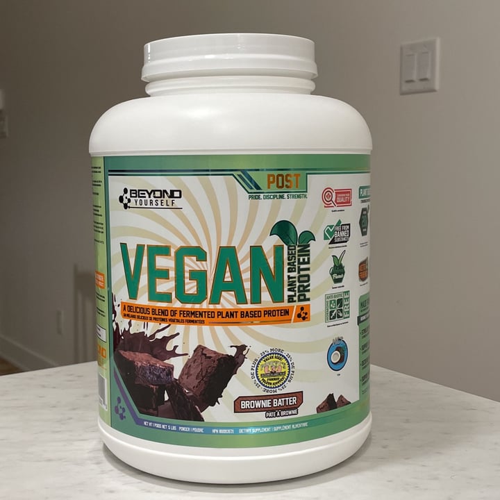 review photo of Beyond Yourself Protein Powder Brownie Batter shared by @maxxchauvette on 01 Nov 2021 - review