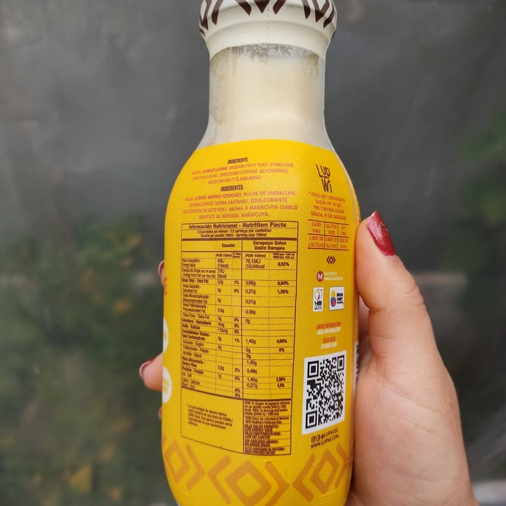 review photo of LupWi Bebida de Lupino Andino con Pulpa de Maracuyá shared by @nikypuchita22 on 26 Feb 2022 - review