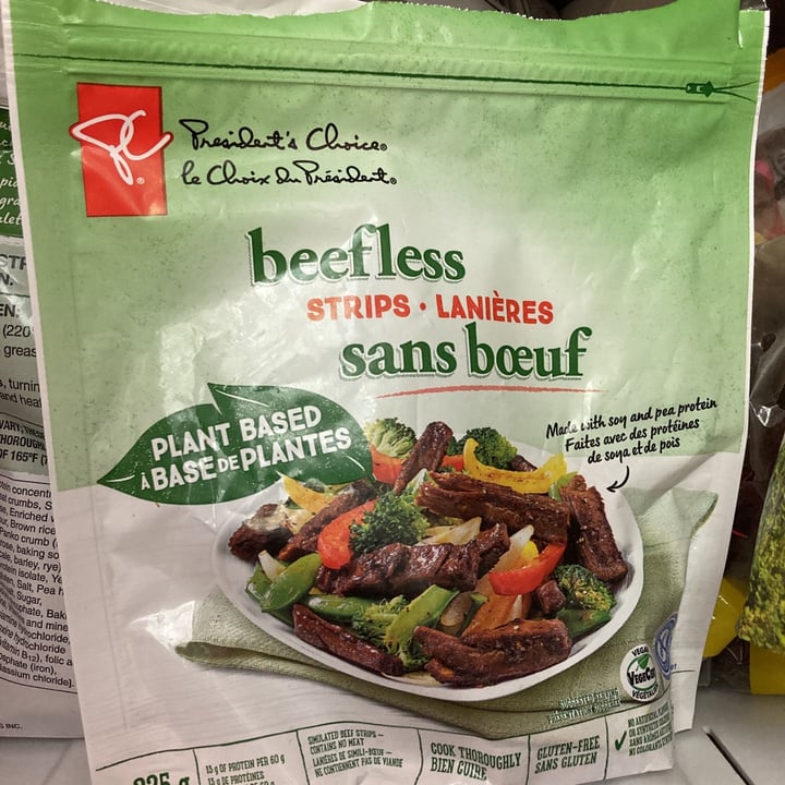 review photo of President's Choice Beefless Strips shared by @mearthlimg on 29 Jun 2021 - review