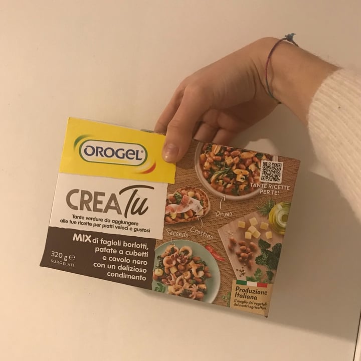 photo of Orogel Crea Tu Mix di fagioli borlotti, patate a cubetti e cavolo nero shared by @buonenotizie on  04 Dec 2021 - review