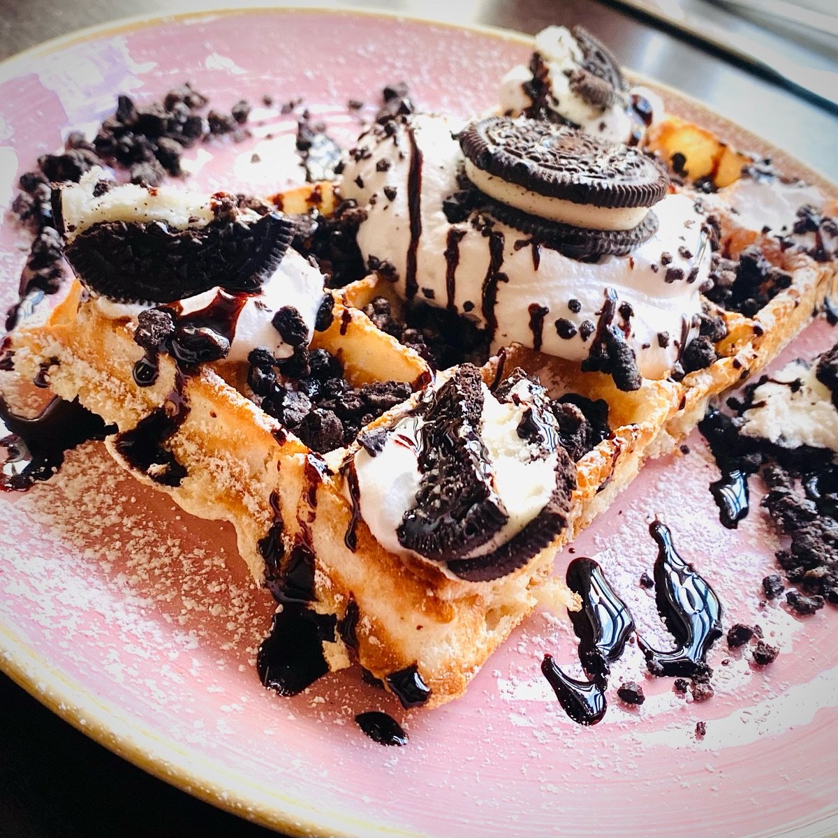 The Waffle Bar Oreo Dream Waffles Reviews abillion