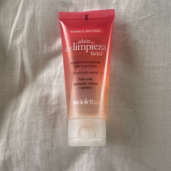 photo of Violetta cosméticos Jabon De Limpieza Facial shared by @veggihallows on  16 Feb 2022 - review