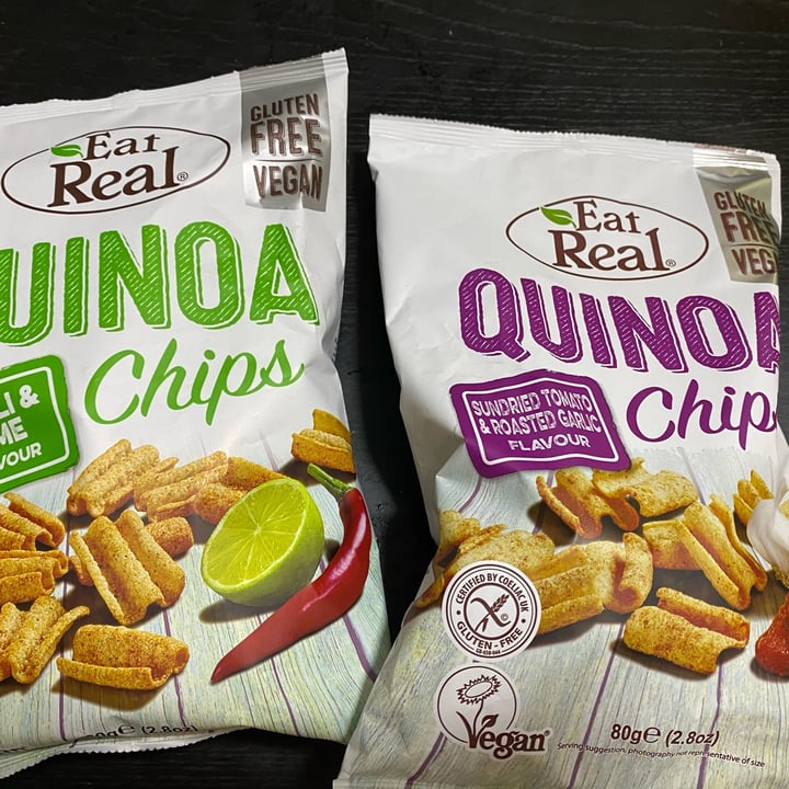photo of Eat Real Eat real quinoa chips sun dried tomato & roasted garlic flavour shared by @piggy-egg on  16 Nov 2021 - review