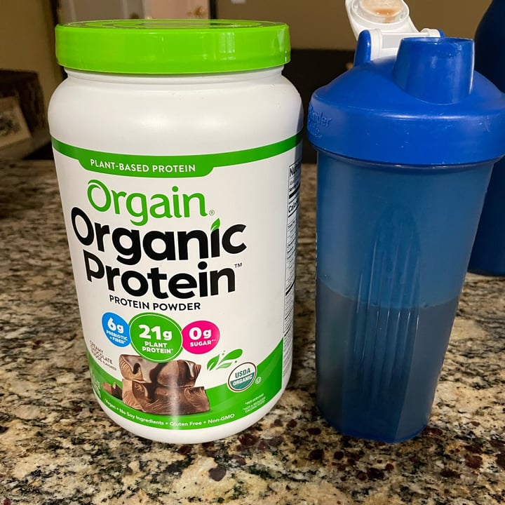 review photo of Orgain Organic Plant Based Protein Powder Creamy Chocolate Fudge shared by @bonvivant09 on 10 Apr 2022 - review