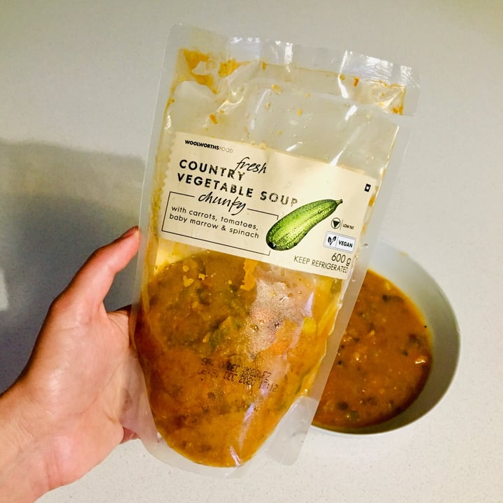 photo of Woolworths Food Fresh Country vegetable soup shared by @taz on  07 Jan 2021 - review
