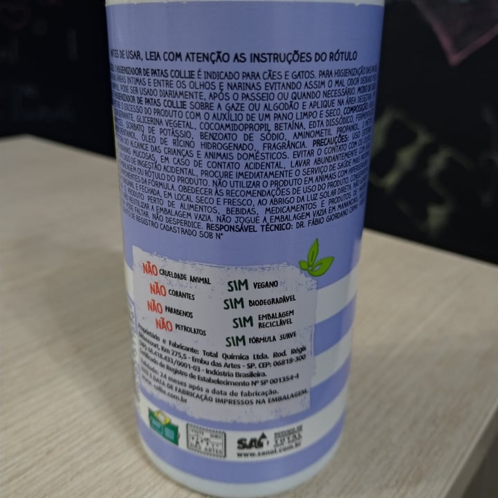 review photo of Collie Collie Vegan higienizador de patas shared by @elainejesus on 07 Aug 2021 - review
