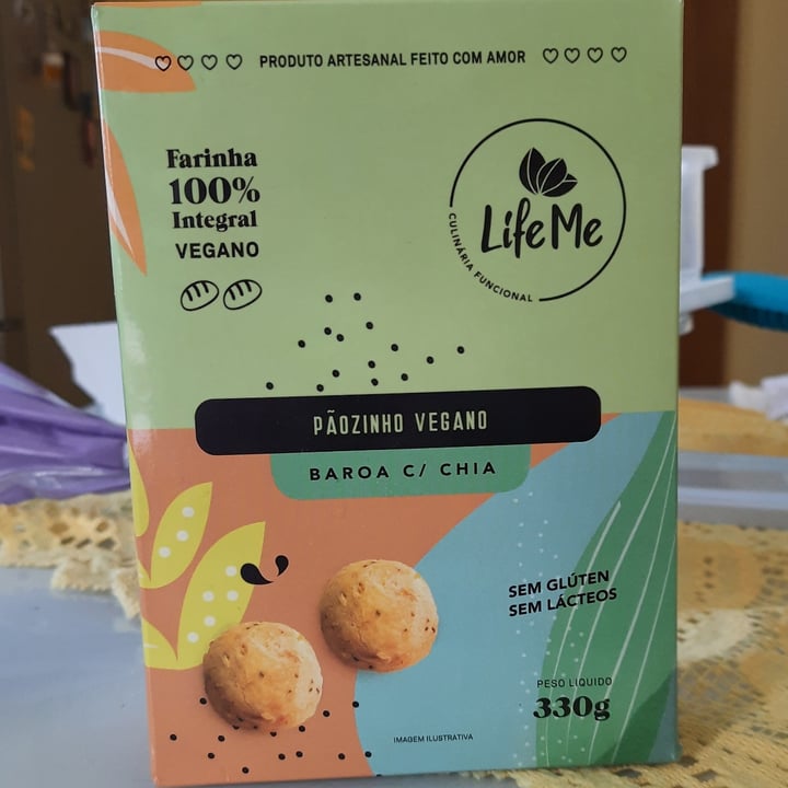 photo of Life Me Pãozinho Vegano Baroa com Chia shared by @flavinhacardoso on  27 May 2022 - review