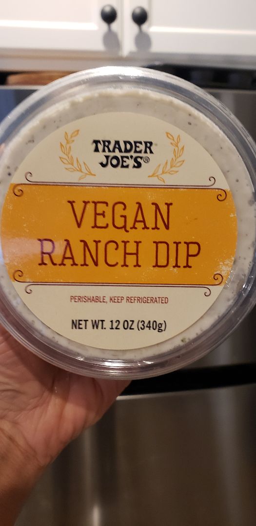 photo of Trader Joe's Vegan ranch dip shared by @ambularfortheanimals on  07 Feb 2020 - review