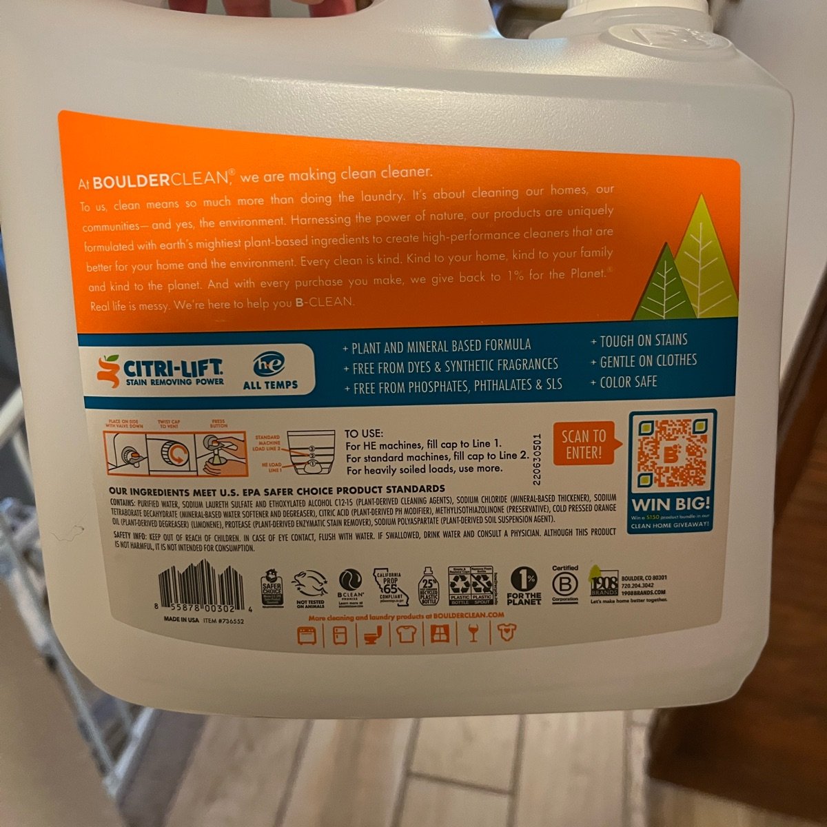 Boulder Clean Laundry Detergent Reviews abillion