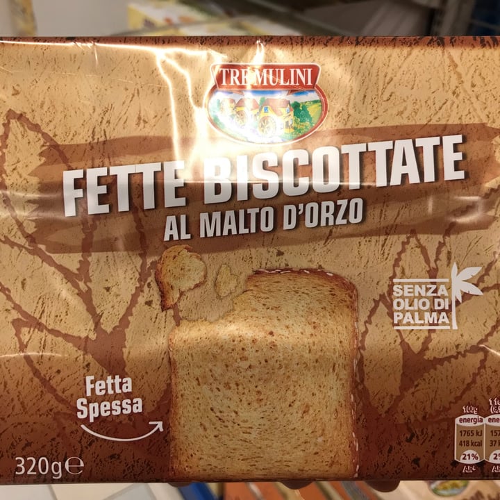 photo of Tre Mulini fette biscottate al malto d’orzo shared by @cleogan on  01 Apr 2022 - review