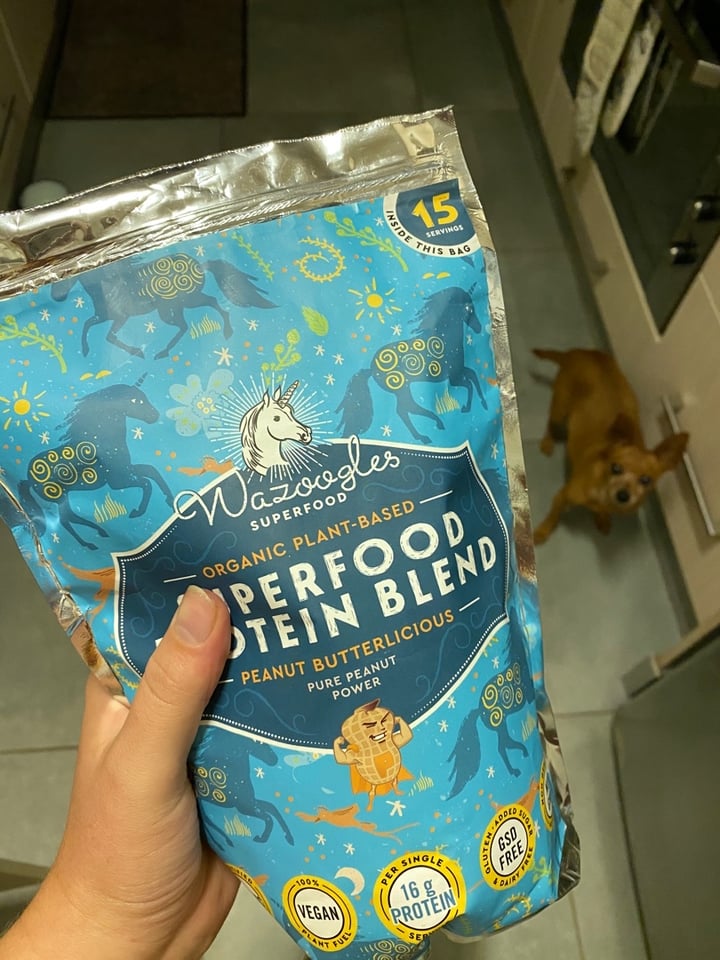 photo of Wazoogles Superfood Superfood Protein Blend- Peanut Butterlicious shared by @mellederle1 on  24 Feb 2020 - review