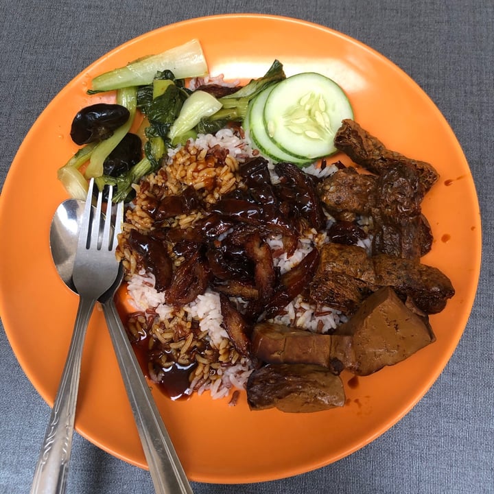 photo of Origanics char siew rice shared by @sheepootatoes on  22 Apr 2021 - review