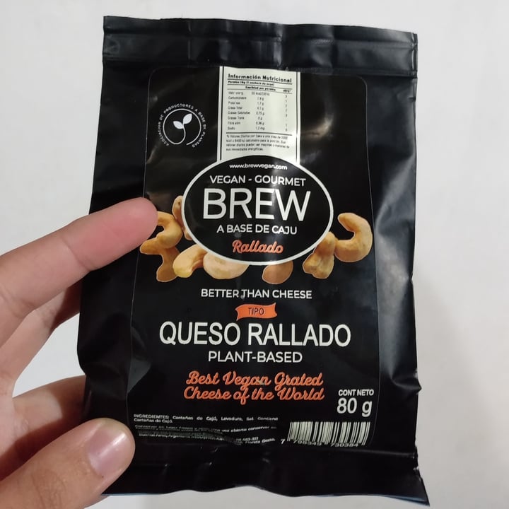 photo of Brew Queso rallado shared by @tamara-mascarini on  08 Aug 2022 - review