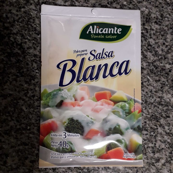 photo of Alicante Salsa blanca shared by @mel10h on  09 Sep 2020 - review