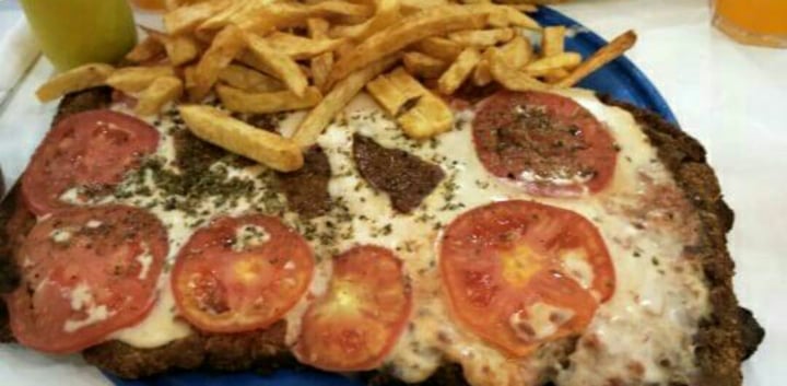 photo of Loving Hut Microcentro Milanesa napolitana con papas fritas shared by @macanmw on  04 Dec 2019 - review