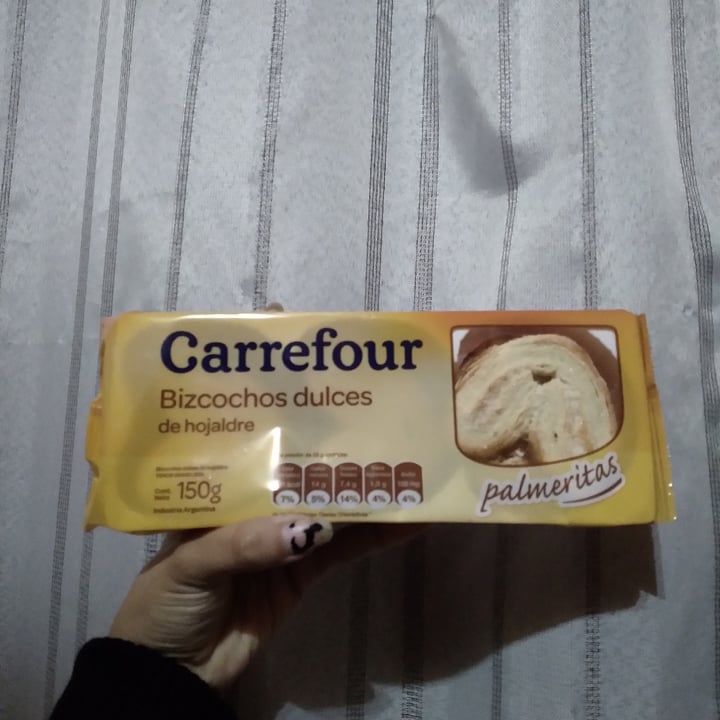 photo of Carrefour Bizocochos Dulces Palmeritas shared by @anbeltania on  08 Jul 2021 - review