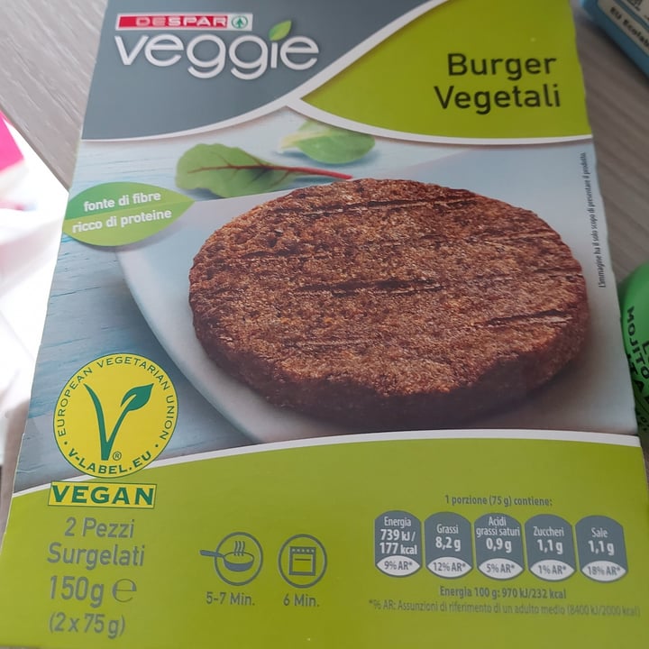 photo of Despar Burger Vegetali shared by @bluveg on  19 Feb 2022 - review